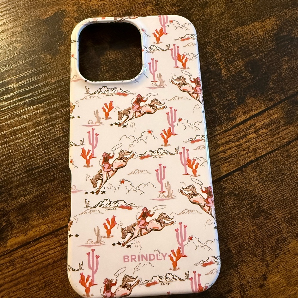 Western Rodeo Mag Safe Phone Case - Pink